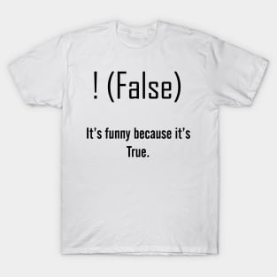 Funny because it's True T-Shirt